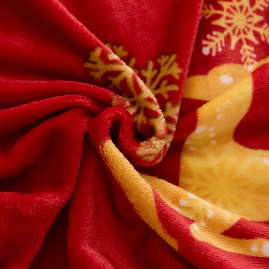 ŚWIĄTECZNA POŚCIEL MIŚ 140x200 ZIMOWA POLAROWA CIEPŁA MIKROFIBRA ŚWIĘTA