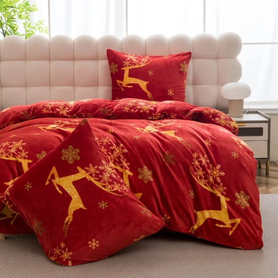 pościel świąteczna ciepła miękka jak koc
