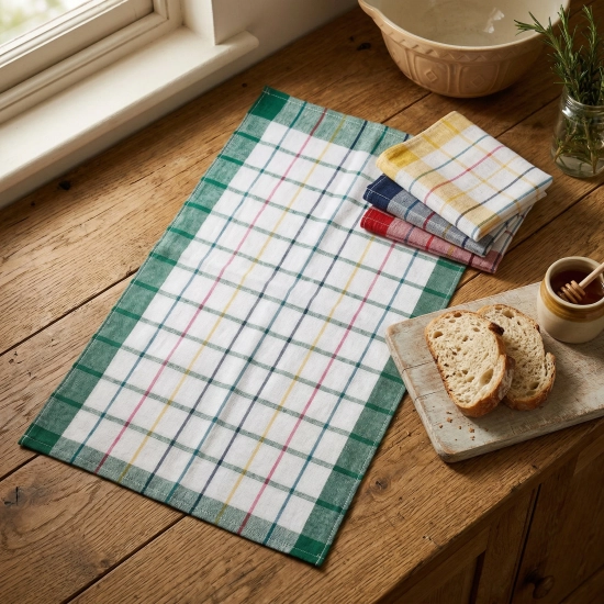 ŚCIERECZKI KUCHENNE KOMPLET 12szt RĘCZNIKI CHŁONNE BAWEŁNA MIKROFIBRA 40X60