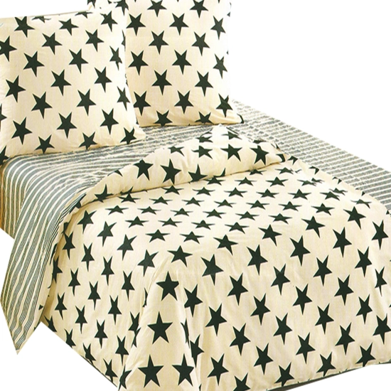 KOMPLET POŚCIELI 100% BAWEŁNA DWUSTRONNA POŚCIEL 150x200 +2 POSZEWKI