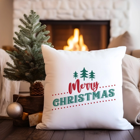 POSZEWKA DEKORACYJNA 40x40 ŚWIĄTECZNA Z NADRUKIEM