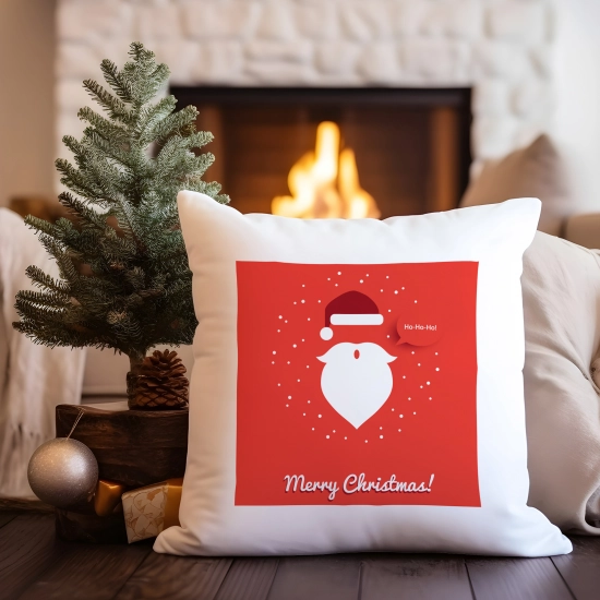 PODUSZKA DEKORACYJNA 40X40 ŚWIĄTECZNA NA PREZENT