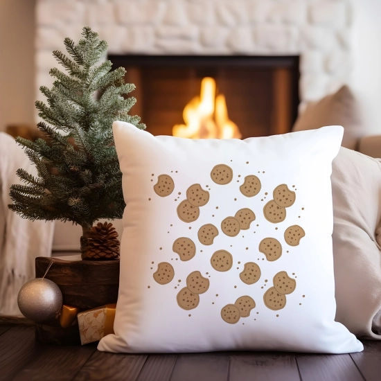 PODUSZKA DEKORACYJNA 40X40 ŚWIĄTECZNA NA PREZENT