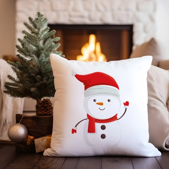 PODUSZKA DEKORACYJNA 40X40 ŚWIĄTECZNA NA PREZENT