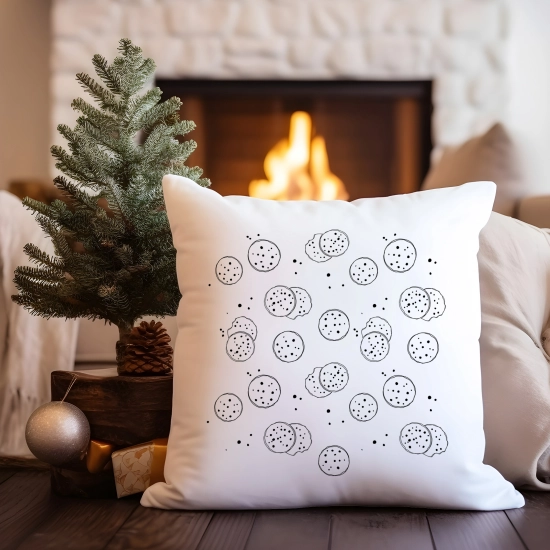 PODUSZKA DEKORACYJNA 40X40 ŚWIĄTECZNA NA PREZENT