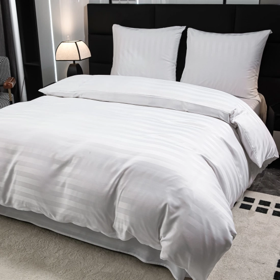 Elegancka pościel hotelowa adamaszkowa z mikrofibry