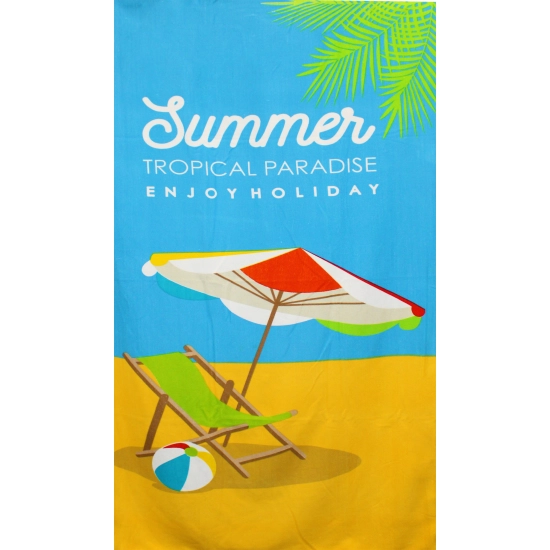 RĘCZNIK PLAŻOWY 90X170 KĄPIELOWY DUŻY SUMMER XXL