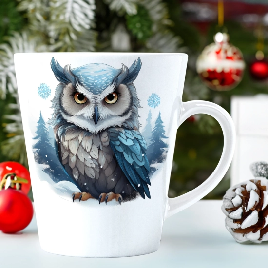 ŚWIĄTECZNY KUBEK LATTE 330ml PREZENT ŚWIĘTA ZIMOWY RENIFER JELEŃ MIKOŁAJ