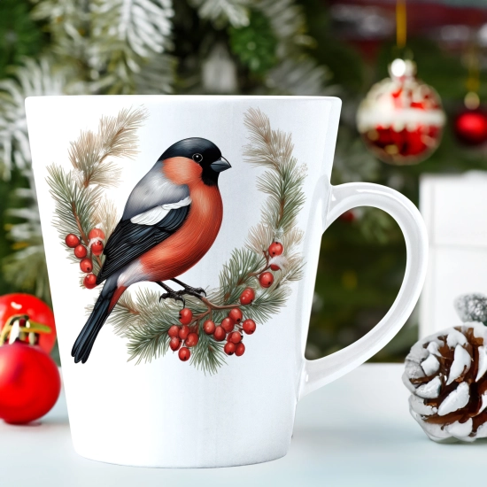 ŚWIĄTECZNY KUBEK LATTE 330ml PREZENT ŚWIĘTA ZIMOWY RENIFER JELEŃ MIKOŁAJ