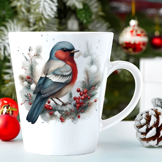 ŚWIĄTECZNY KUBEK LATTE 330ml PREZENT ŚWIĘTA ZIMOWY RENIFER JELEŃ MIKOŁAJ