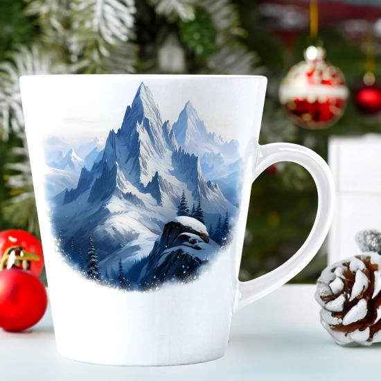 ŚWIĄTECZNY KUBEK LATTE 330ml PREZENT ŚWIĘTA ZIMOWY RENIFER JELEŃ MIKOŁAJ