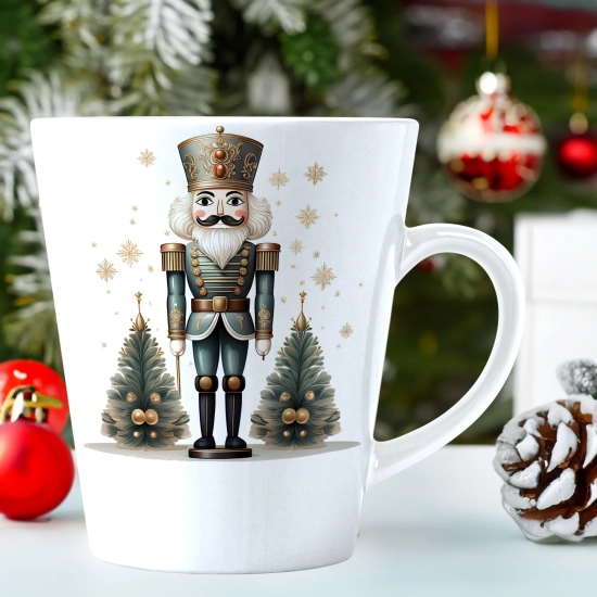 ŚWIĄTECZNY KUBEK LATTE 330ml PREZENT ŚWIĘTA ZIMOWY RENIFER JELEŃ MIKOŁAJ