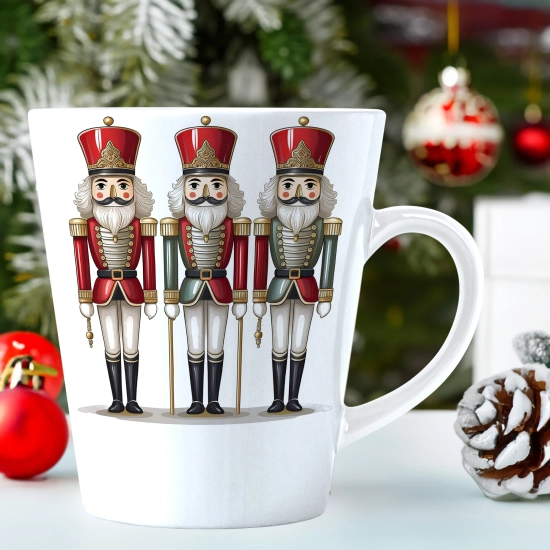 ŚWIĄTECZNY KUBEK LATTE 330ml PREZENT ŚWIĘTA ZIMOWY RENIFER JELEŃ MIKOŁAJ