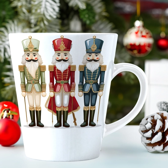 ŚWIĄTECZNY KUBEK LATTE 330ml PREZENT ŚWIĘTA ZIMOWY RENIFER JELEŃ MIKOŁAJ