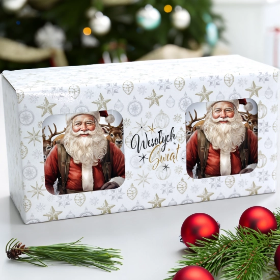 ŚWIĄTECZNY KOMPLET KUBKÓW 330ml NA PREZENT MIKOŁAJ ZESTAW ŚWIĘTA MIKOŁAJ