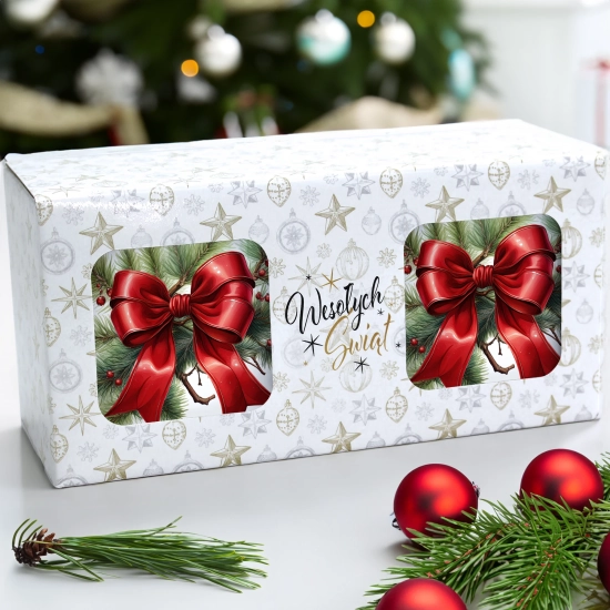 ŚWIĄTECZNY KOMPLET KUBKÓW 330ml NA PREZENT MIKOŁAJ ZESTAW ŚWIĘTA MIKOŁAJ