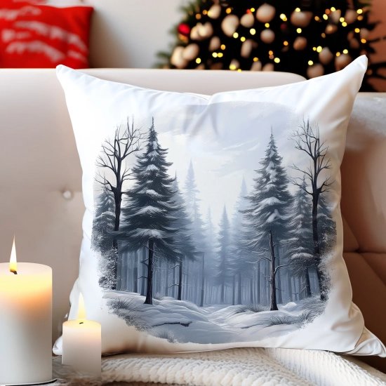 POSZEWKA DEKORACYJNA 40x40 JASIEK OZDOBNA ZIMOWA ŚWIĄTECZNA JELEŃ RENIFER