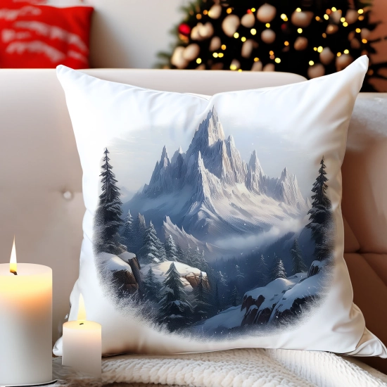 POSZEWKA DEKORACYJNA 40x40 JASIEK OZDOBNA ZIMOWA ŚWIĄTECZNA JELEŃ RENIFER