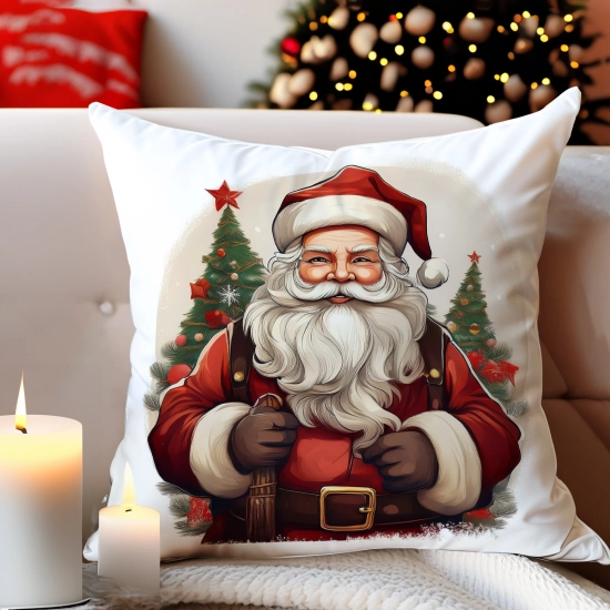 POSZEWKA DEKORACYJNA 40x40 JASIEK OZDOBNA ZIMOWA ŚWIĄTECZNA JELEŃ RENIFER