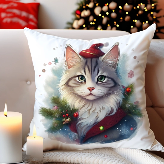 POSZEWKA DEKORACYJNA 40x40 JASIEK OZDOBNA ZIMOWA ŚWIĄTECZNA JELEŃ RENIFER