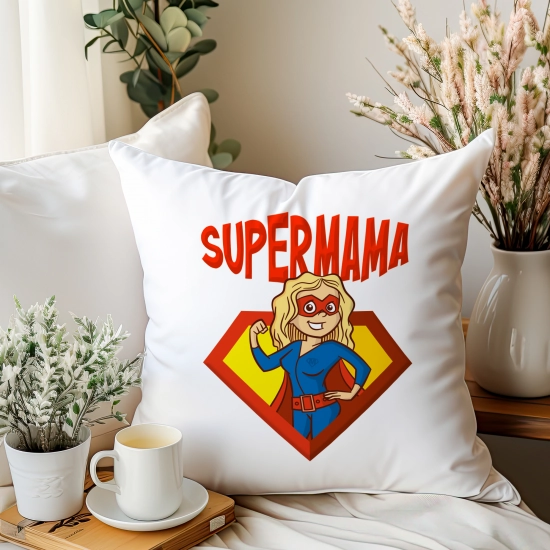 KOMPLET DLA MAMY PODUSZKA 40X40CM + KUBEK 330ml NA PREZENT DZIEŃ MATKI MAMA