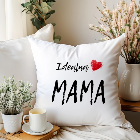 KOMPLET DLA MAMY PODUSZKA 40X40CM + KUBEK 330ml NA PREZENT DZIEŃ MATKI MAMA