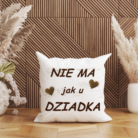 KOMPLET PREZENT DLA DZIADKA PODUSZKA 40x40 KUBEK 330ml DZIADEK ZESTAW