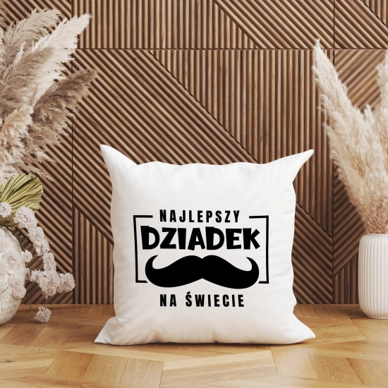 PODUSZKA 40x40 Z NADRUKIEM NA PREZENT DLA DZIADKA