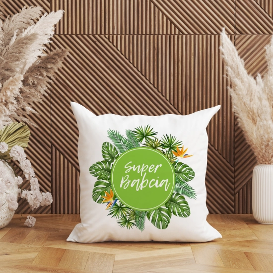 PODUSZKA 40x40 Z NADRUKIEM NA PREZENT DLA BABCI