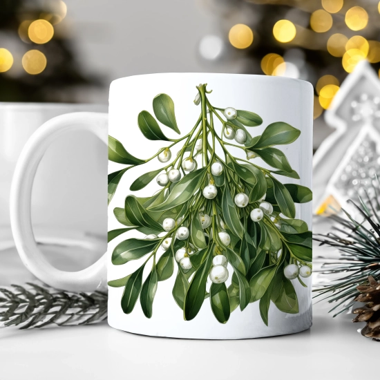 ZIMOWY KUBEK 330ml HERBATĘ KAWĘ PREZENT ŚWIĄTECZNY ŚWIĘTA RENIFER MIKOŁAJ