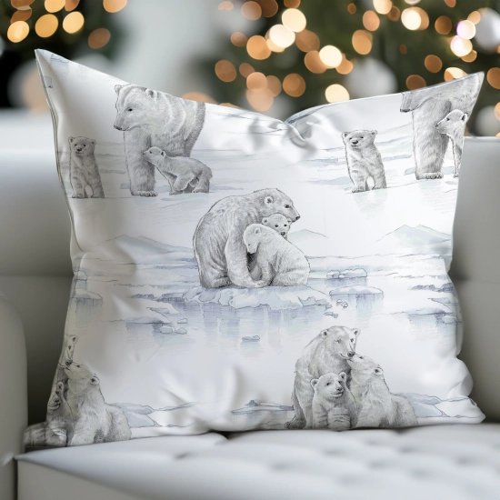 LUKSUSOWA ŚWIĄTECZNA POSZEWKA DEKORACYJNA 70x80 100% BAWEŁNA PREMIUM