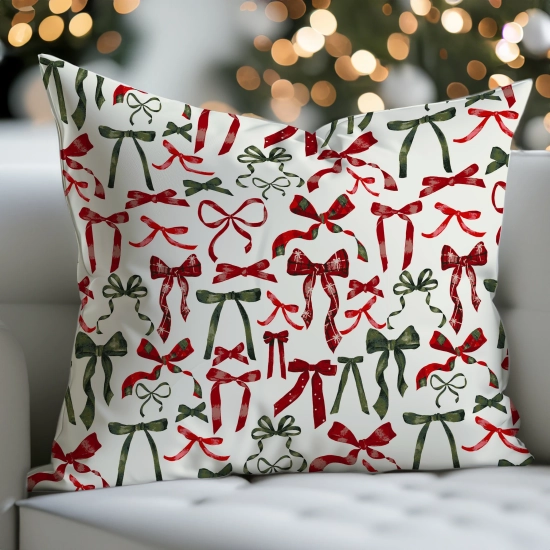 LUKSUSOWA ŚWIĄTECZNA POSZEWKA DEKORACYJNA 50x70 100% BAWEŁNA PREMIUM