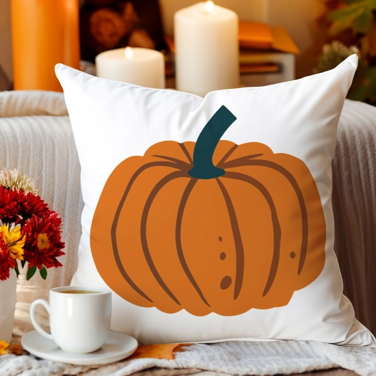 POSZEWKA DEKORACYJNA 45x45 JASIEK OZDOBNA JESIENNA DYNIA