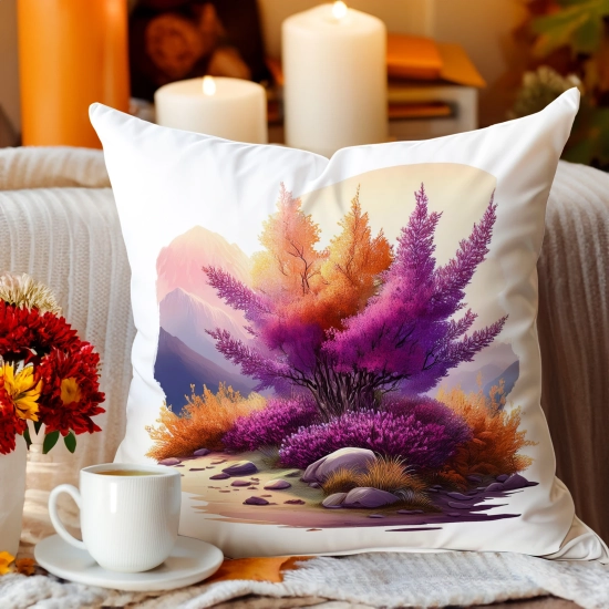 POSZEWKA DEKORACYJNA 45x45 JASIEK OZDOBNA JESIENNA WRZOS