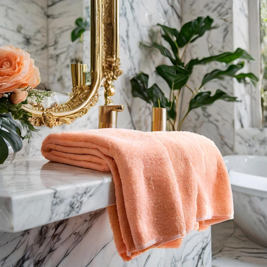 GRUBY RĘCZNIK KĄPIELOWY 50x100cm 500g/m2 PREMIUM CHŁONNY ŁOSOSIOWY