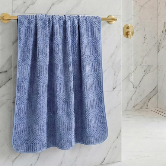 LUKSUSOWY KOMPLET RĘCZNIKÓW KĄPIELOWYCH 70x140cm + 30x75 MIKROFIBRA CHŁONNE