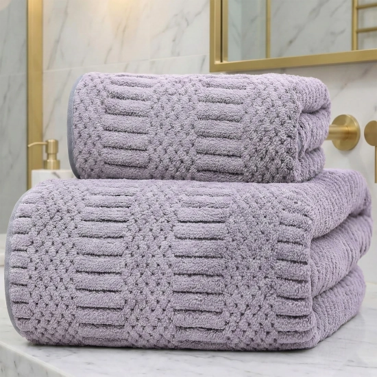 LUKSUSOWY KOMPLET RĘCZNIKÓW KĄPIELOWYCH 70x140cm + 30x75 MIKROFIBRA CHŁONNE