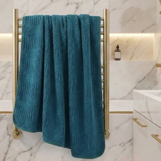 LUKSUSOWY KOMPLET RĘCZNIKÓW KĄPIELOWYCH 70x140cm + 30x75 MIKROFIBRA CHŁONNE