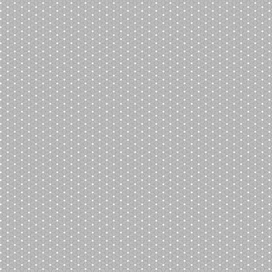 Tkanina bawełniana na metry wzór w szare heksagony z białymi kropkami