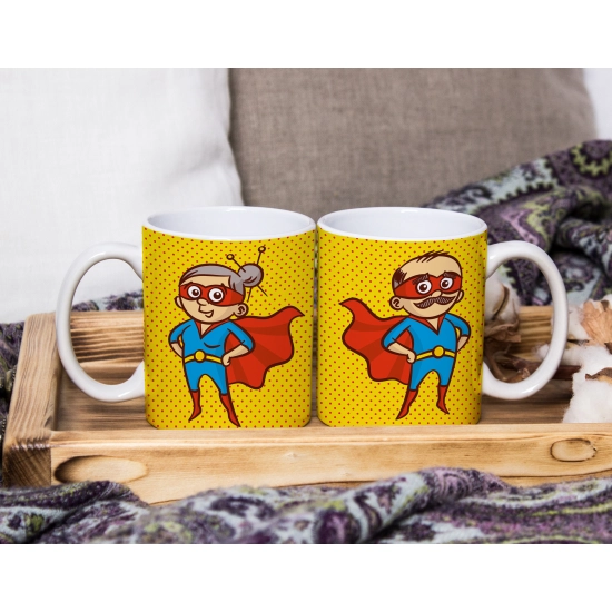 PREZENT ZESTAW NA DZIEŃ BABCI I DZIADKA KUBKI + MIÓD BABCIA DZIADEK KOMPLET