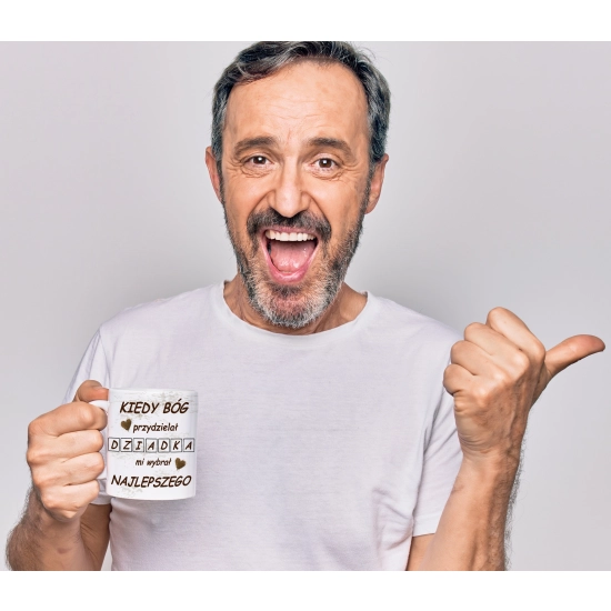 SUPER PREZENT DLA DZIADKA RĘCZNIK + KUBEK SKRZYNKA