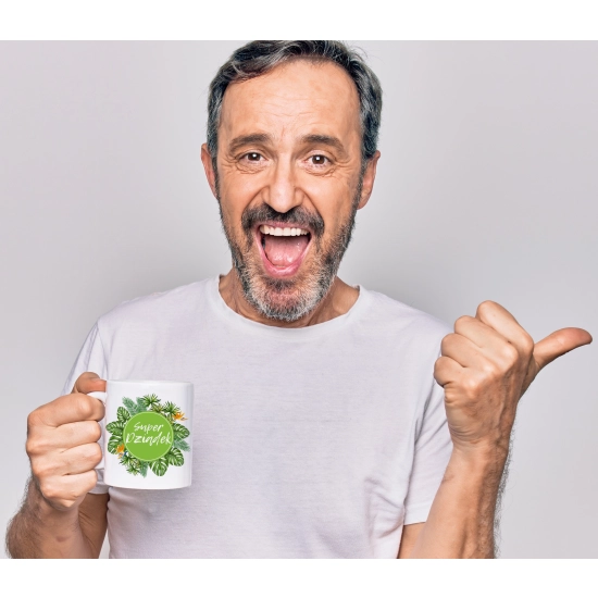 ZESTAW PREZENTOWY DLA DZIADKA KUBEK MIÓD HERBATA PODSTAWKA DZIADEK UPOMINEK