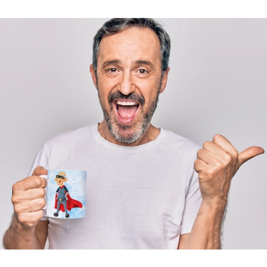 KOMPLET PREZENT DLA DZIADKA PODUSZKA 40x40 KUBEK 330ml DZIADEK ZESTAW