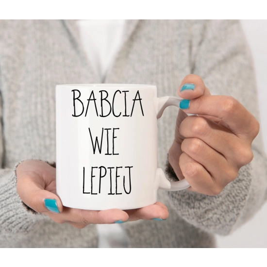 SUPER PREZENT DLA BABCI RĘCZNIK + KUBEK SKRZYNKA