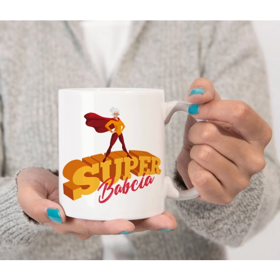 SUPER PREZENT DLA BABCI RĘCZNIK + KUBEK SKRZYNKA