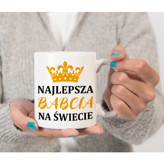 KUBEK DLA SUPER BABCIA DZIEŃ BABCI PREZENT