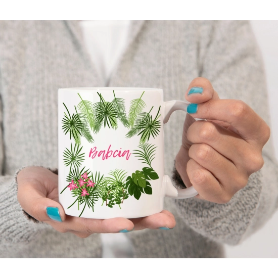 ZESTAW PREZENTOWY DLA BABCI KUBEK MIÓD HERBATA PODSTAWKA BABCIA UPOMINEK