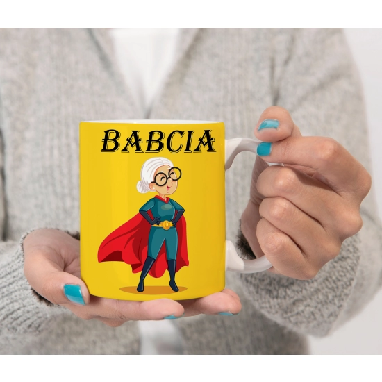 SUPER PREZENT DLA BABCI RĘCZNIK + KUBEK SKRZYNKA