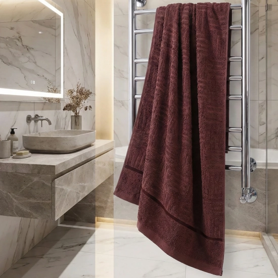 LUKSUSOWY KOMPLET 6 RĘCZNIKÓW KĄPIELOWYCH 70x140 BAWEŁNA FROTTE CHŁONNE