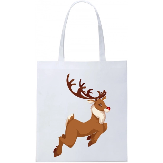 EKO TORBA ZAKUPY PREZENT ŚWIĄTECZNA RENIFER